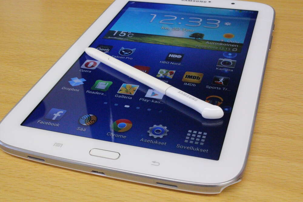 Uusi artikkeli: Samsung Galaxy Note 8.0 - kynällä varustettu minitabletti